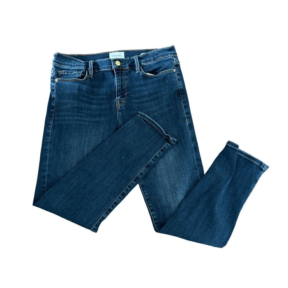 Frame Le Garcon Jeans slim boyfriend style in Azure Size 29